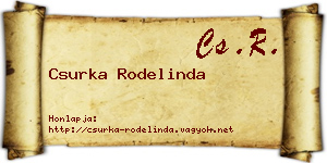 Csurka Rodelinda névjegykártya